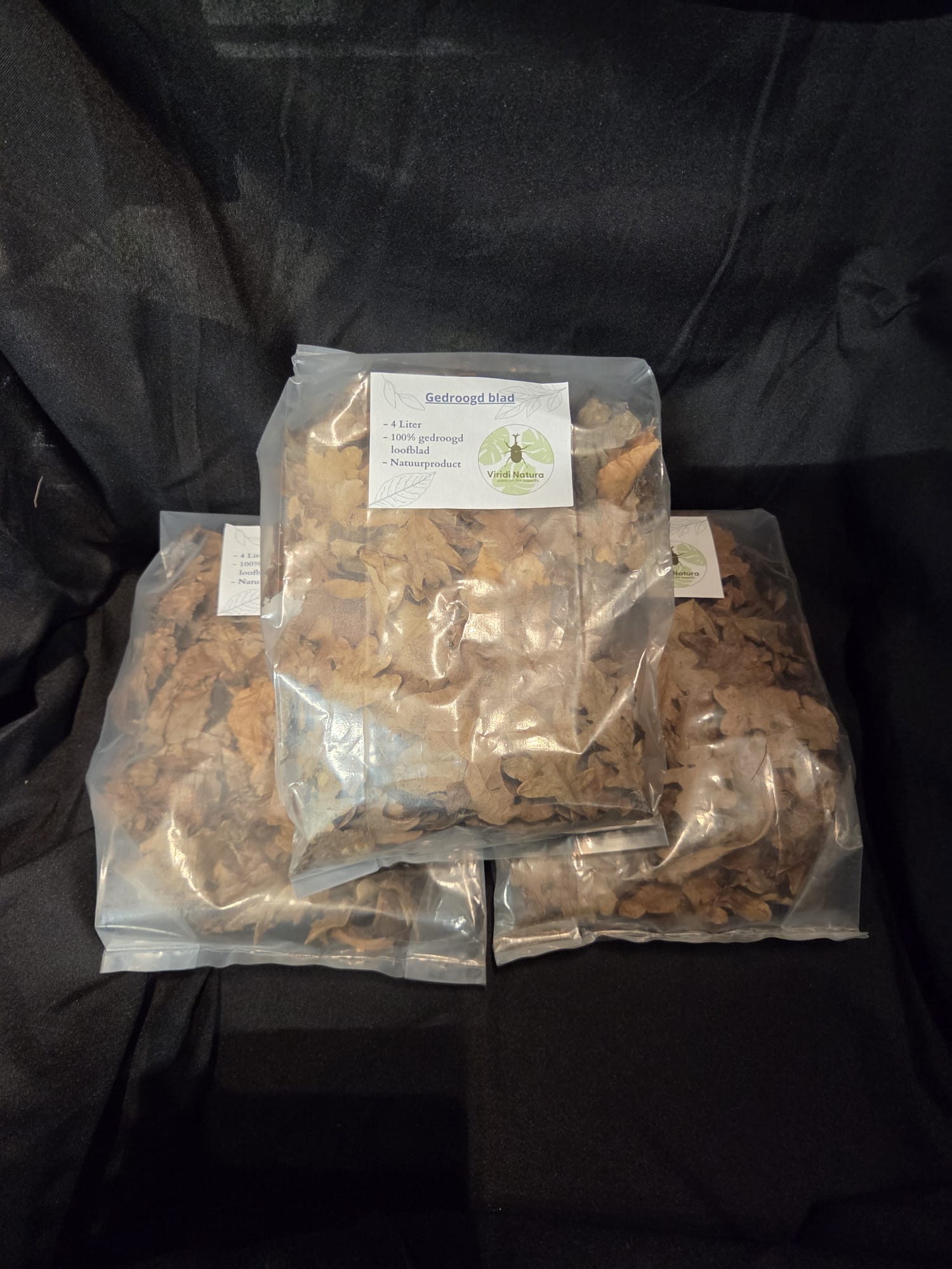 Gedroogd loofblad zakken van 4 Liter