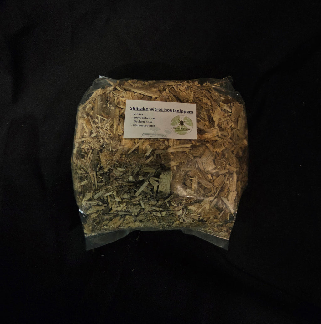 Shiitake-Weißfäule-Holzspäne, 2-Liter-Säcke